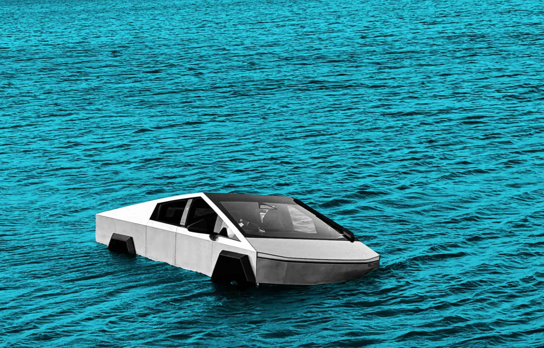 Man Drives Cybertruck Into Lake to Test Elon Musk’s “Boat” Claims, and It Went About as Well as You’d Guess